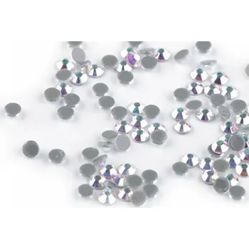 Šatonové růže hot-fix velikost SS10 crystal AB 1g