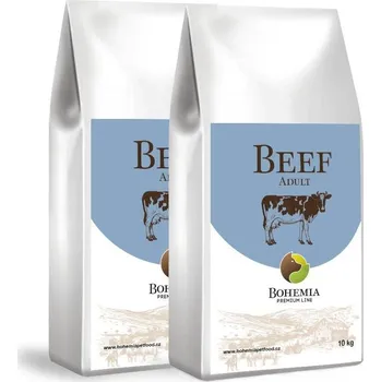 Krmivo pro psa Bohemia Pet Food BOHEMIA PREMIUM Adult Beef 2 x 10kg