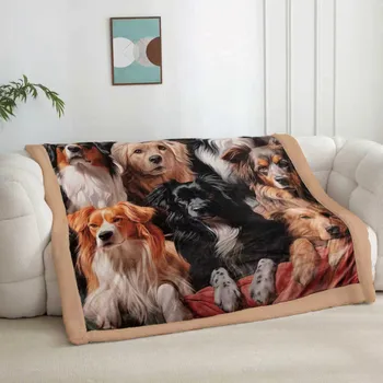 deka Apex textil Deka s beránkem - PEJSCI Velikost: 150 x 200 cm