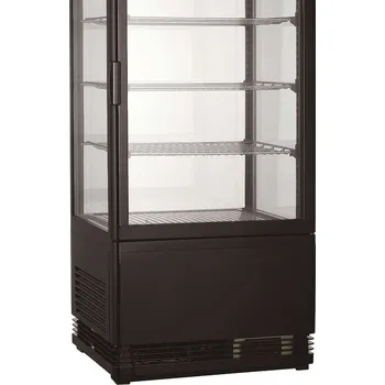 Cukrářská vitrína CS 78L černá