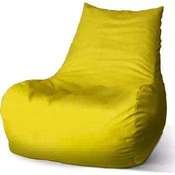 Sedací pytel Sablio Sedací vak Bean Žlutá 2: 100 x 90 x 45 cm