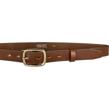 Opasek PENNY BELTS Kožený opasek 30-306-48 hnědý - 95 cm