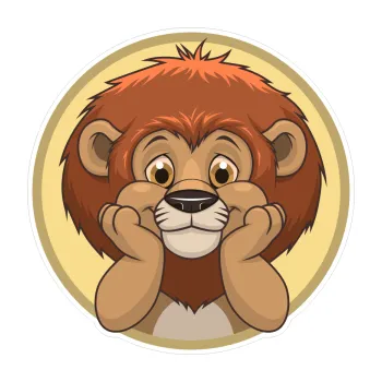 Samolepicí dekorace na vozidlo Barevný lev 009 (5 x 5) SAMOLEPKA NA AUTO, NÁLEPKA, FÓLIE, POLEP, TUNING, VLASTNÍ TEXT, TISK, AUTOSAMOLEPKY.cz, POLEPY, OBRÁZEK, LOGO, 3D STICKERS