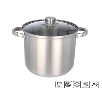 Hrnec HRNEC NA VÝVARY Z NEREZOVÉ OCELI 5,5 L 22 CM *2452