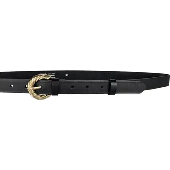 Opasek PENNY BELTS Kožený opasek Z2505-63 černý - 105 cm