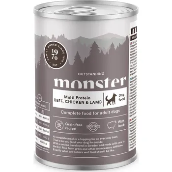 Krmivo pro psa Monster konzerva multi protein hovězí/kuře/jehně