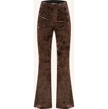 Dámské kalhoty Ba&Sh Dámské Sametové Kalhoty Lolita, hnědá, 32