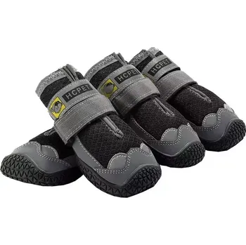 Obleček pro psa TopTechnology Sada 4 ks HCPET psí boty prodyšné síťové boty, velikost: č. 2 4,5 cm (šedé)