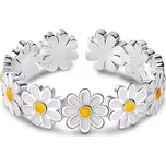 For Silver Květinový prsten Sedmikráska - Stříbro 925