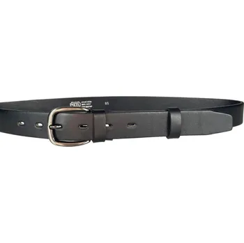 Opasek PENNY BELTS Kožený opasek 30-302-63 černý - 95 cm
