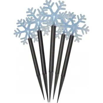 Vánoční dekorace Light Irridiance Vánoční zápich do zahrady - Vločky (na baterie) Osvětlení: Teplá bílá