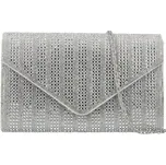 Třpytivé dámské psaníčko Michelle Moon Florida, stříbrné