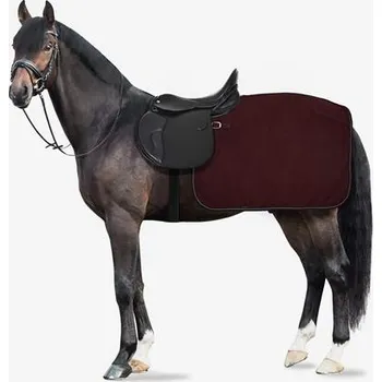 Deka pro koně Bederní fleecová deka Horze Kiel, vínová - vel. Pony