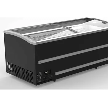 Pultová mraznička prosklená CS Supremarket 7072A 002 černá