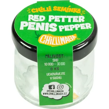 Semeno ChilliMaga Semínka chilli papriček Red Petter Penis Pepper 8 ks