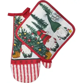 Chňapka Sada chňapka s podložkou Skřítek s lucernou