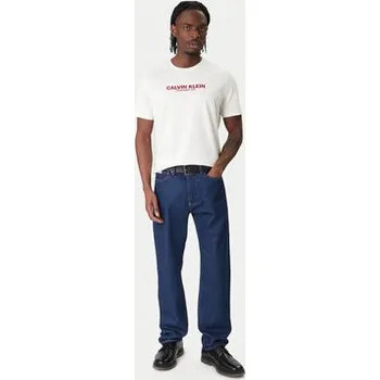 Pánská móda Calvin Klein T-Shirt 30s Graphic LV04RE820G Bílá Regular Fit 2XL