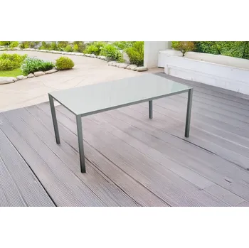 Zahradní stůl ZAHRADNÍ STŮL - ŠEDÝ - 150x80x74 cm *0884