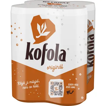 Limonáda CZ distribuce kofola Original 4 x 330 ml plech