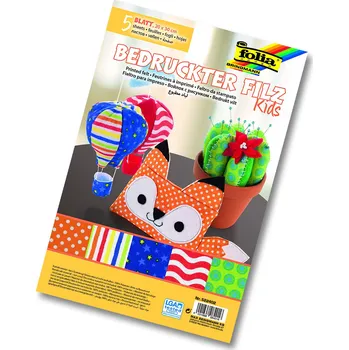 Filc s potiskem - 170 g/m2 - 20 x 30 cm - 5 listů "DĚTSKÉ"