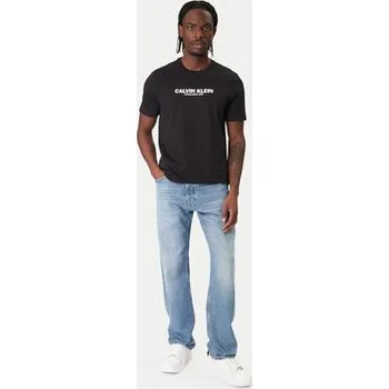 Pánská móda Calvin Klein T-Shirt 30s Graphic LV04RE820G Černá Regular Fit 2XL
