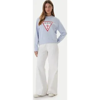 Dámská móda Guess Mikina W2YQ16 KBA11 Světle modrá Regular Fit XXL