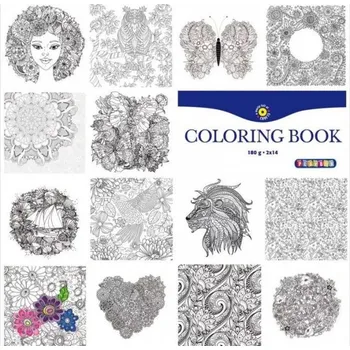 Výuková hračka Malování antistres 305x305mm 28 stran, 180 g