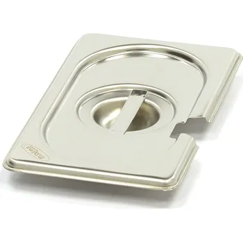 Dóza na potraviny Gastronádoba 1/9 GN – s prohlubní – nerezová ocel