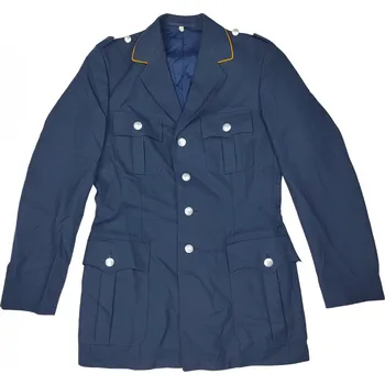 Pánské sako ARMÁDNÍ ORIGINÁL BW BUNDESWEHR Sako přehlídkové modré letectvo Bundeswehr Luftwaffe originál Velikost: 37 (182/112)