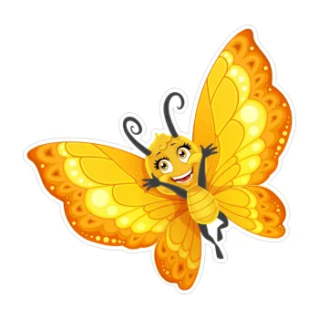 Samolepicí dekorace na vozidlo Barevný motýl 004 levá (10 x 9,9) SAMOLEPKA NA AUTO, NÁLEPKA, FÓLIE, POLEP, TUNING, VLASTNÍ TEXT, TISK, AUTOSAMOLEPKY.cz, POLEPY, OBRÁZEK, LOGO, 3D STICKERS