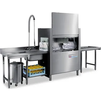 Myčka nádobí Dvouplášťová nerezová tunelová myčka TEIKOS TR120