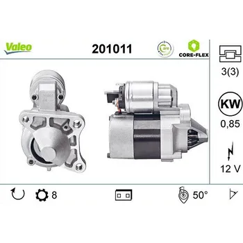 Autoelektrika Startér VALEO 201011