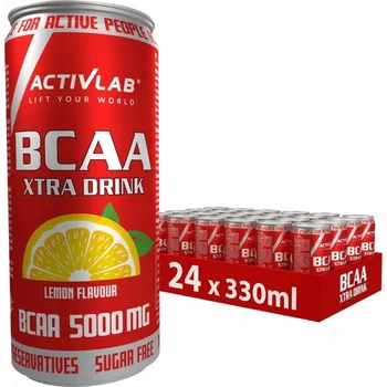 Aminokyselina Activlab BCAA Xtra - 24 x 330 ml Příchuť: citron