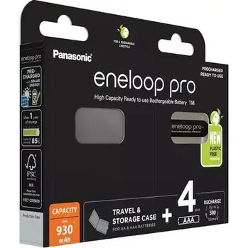 Článková baterie Panasonic Eneloop PRO Nabíjecí baterie AAA 930 mAh (BK-4HCDEC4BE)
