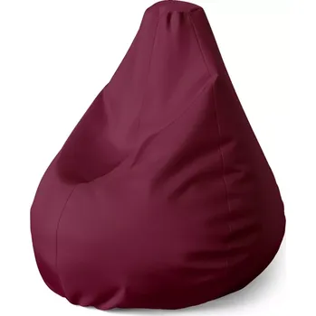 Sedací pytel Sablio Sedací vak Pear Bordó: 140 x 100 x 25 cm
