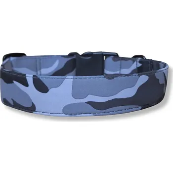 Obojek pro psa Softshellový obojek pro psa - ŠEDÝ MASKÁČ, M, 2 cm