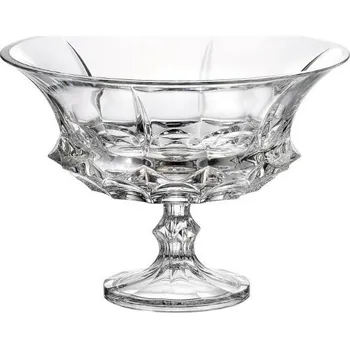 Bohemia Crystal Mísa na noze Soho 330mm