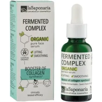 Pleťová maska laSaponaria Pleťové sérum - Fermentovaný komplex BIO (30 ml) - pro pružnější, zářivější a hladší pleť