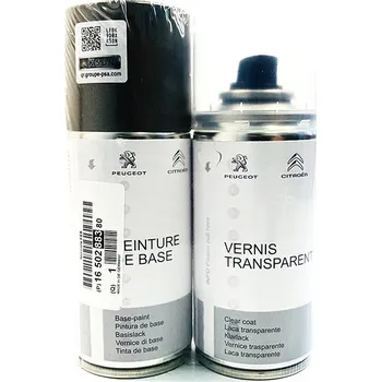 Autolak ORIGINÁLNÍ DÍL CITROËN - PEUGEOT Opravný lak ve spreji Citroën, Peugeot - MODRÁ GRAND PAVOIS (KMH)