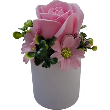 umělá květina made by ANTEROS Dekorace Mýdlová kytice z mýdlových květů Mona mini pink