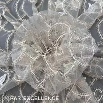 Krajka Krajka vyšívaná smetanová