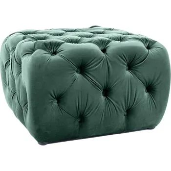 Nábytek CASARREDO LOREN čalouněná taburetka, zelený BLUVEL 78