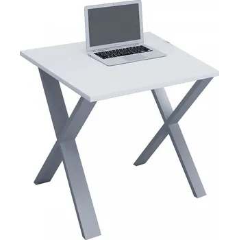 Psací stůl Vcm Stůl Lona 80x50 X-nohy, bílý
