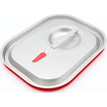 Dóza na potraviny Víko z gastronádob 1/2 GN – vzduchotěsné – nerezová ocel