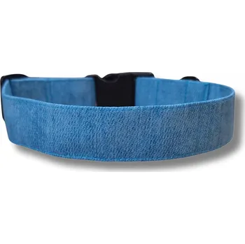 Obojek pro psa Softshellový obojek pro psa - JEANS NEBESKY MODRÝ, L, 3 cm