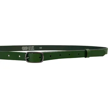 Opasek PENNY BELTS Kožený opasek 20-203-31 zelený - 75 cm