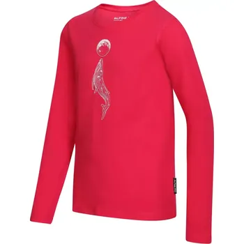 Pánské tričko Dětské triko ALPINE PRO OLERO velikost 104-110 virtual pink