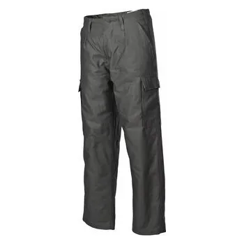 Pánské kalhoty Kalhoty zateplené BW Moleskin - olivové, 11