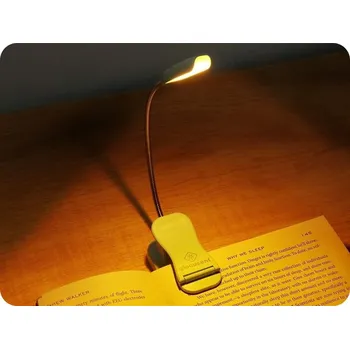 Lampička Dobíjecí mini lampička s klipem 4lm-45lm, 5V, 650mAh 1800/3000/6000K, zelená [074336]