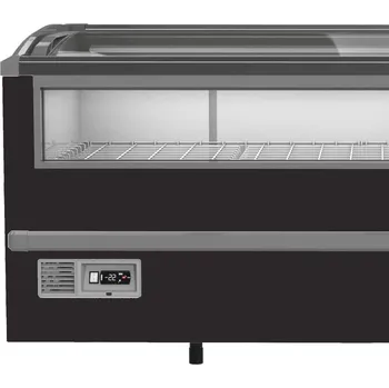 Pultová mraznička prosklená CS Supremarket 7072A 003 černá